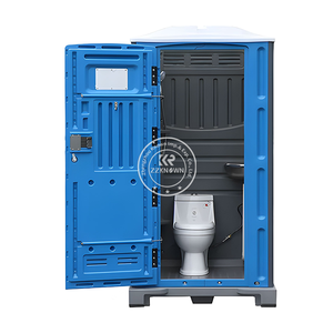 Baño Prefabricado Portátil de Diseño Moderno y Económico 2025, Cuarto de Ducha Móvil con Estructura de Acero y Panel Sándwich, Inodoro - Product Image 4