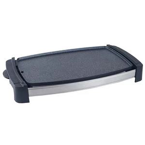 Sartén antiadherente para parrilla de <span class=keywords><strong>barbacoa</strong></span> eléctrica directa de fábrica para fiestas familiares al aire libre enchufe de EE. UU. Control de idioma francés para uso doméstico - Product Image 1