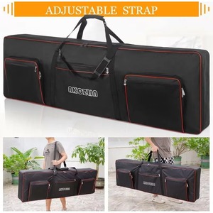 Sac de transport pour clavier à roulettes 88 touches, personnalisé, avec roues amovibles, pour piano électrique et orgue, vente en gros usine BSCI - Product Image 5