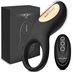 9 Mode Getaran Mainan Seks Pria Cincin Penis Produk Penunda Ejakulasi Vibrator Kontrol Jarak Jauh Cincin Penis Produk Seks untuk Pria - Product Image 4