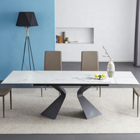 Table à manger moderne et simple de haute qualité en céramique