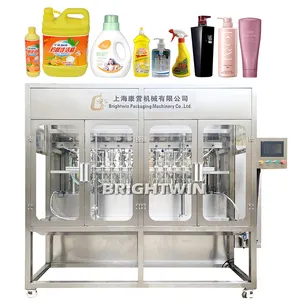 Brightwin Fabrication automatique dosettes de détergent détergent liquide machine de remplissage emballage machine à faible bulle savon liquide