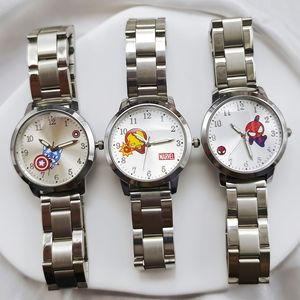 New Marvel Cartoon Kids' Quartz Pointer Steel Strap <strong>Watch</strong> for Boys &amp; Girls Students Hot Sale Cross-border - Product Image 3