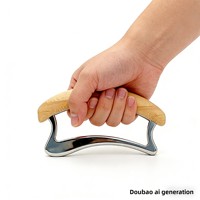 Couteau de massage en bois à manche en bois, outil professionnel de massage et de raclage musculaire pour les épaules et le corps, Dongguan