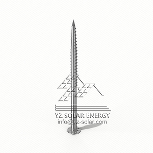 2.75 मिमी 3 मिमी 3.5 अनुकूलित फाउंडेशन ग्राउंड शिकंजा सौर बढ़ते सिस्टम के लिए गैल्वेनाइज्ड ढेर एंकर - Product Image 1