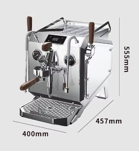 Macchina per <span class=keywords><strong>Caffè</strong></span> Espresso Semi-Automatica in Acciaio Inox, 9 Bar di Pressione, per Uso Domestico e Commerciale, Display Touch Screen - Product Image 2