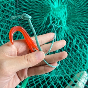 Krab Val Pot Kooi Vis En Aquacultuur Vangst Opvouwbare Pe Hdpe Net Groen 100Cm Rond Diameter Voor Gebruik In Water - Product Image 6