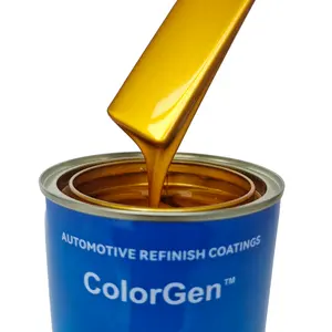 Revestimento de pintura acrílica Refinish 1k boa cobertura tinta azul prata pintura metálico reparação de carro