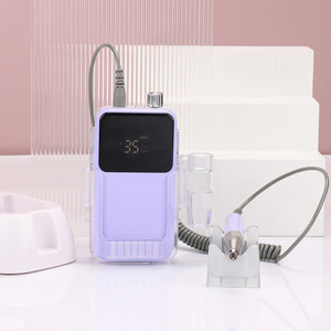 Fresa per Unghie Senza Spazzole 35000 RPM Ricaricabile Lucidatrice per <span class=keywords><strong>Gel</strong></span> Unghie Macchina per Manicure Elettrica con Display LCD Completo - Product Image 4