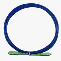 Cordon de brassage à fibre optique blindé 8 cœurs 12 fibres, diamètre 3,0 mm 4,5 mm, gaine LSZH, certifié RoHS, pour FTTH, LC SC FC, pour télécommunications
