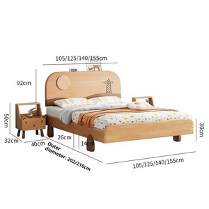 Letto per Bambini in Legno Massello Stile Nordico - Comodo, Durevole e di Alta Qualità per Camere da Letto di Ragazzi e Ragazze - Product Image 6