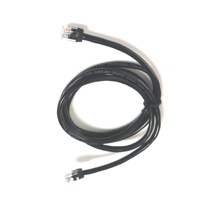 Kabel Data Jaringan Black 8-core Short RJ45 Connector Oxygen Free Copper CAT5E Unshielded UTP Twisted Pair