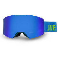 Lunettes de ski et de snowboard OTG de luxe avec logo OEM personnalisé, anti-buée, à lentille magnétique photochromique pour sports de neige en extérieur