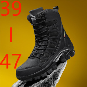 DF22 Tactical <b>Boot</b> Leather High Top Lace Up Waterproof Outdoor All Seasons Size 39-47 - Product Image 3