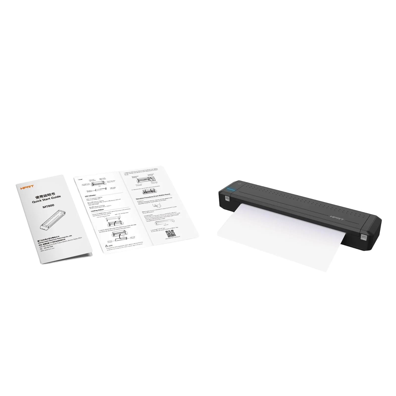 新品未使用 HPRT MT800 A4モバイルプリンター 熱転写② Amazon.co.jp: HPRT MT800 A4モバイルプリンター モノクロ 小型