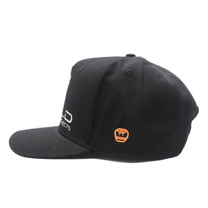 Wholesale Custom 5-Panel Rubber Logo Baseball Cap High Quality 100% Cotton Unisex Adult Street Style Hat - Product Image 3