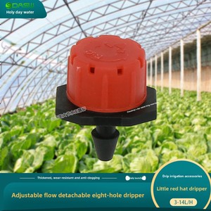 Gotero <span class=keywords><strong>de</strong></span> flujo ajustable <span class=keywords><strong>Caperucita</strong></span> <span class=keywords><strong>Roja</strong></span> <span class=keywords><strong>de</strong></span> ocho agujeros antiobstrucción - Product Image 2