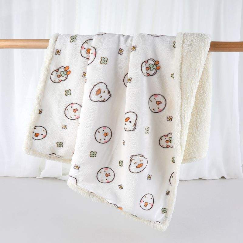 [cashmere double-sided blanket] little duck
