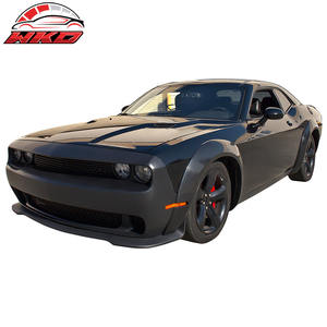 Protector de Parachoques Delantero para Dodge Challenger 2015-2023, Estilo Hellcat, Difusor de PP Negro Texturizado, Protector de Mentón - Product Image 2