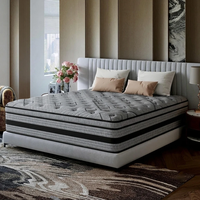Matelas ergonomique sous vide, taille King, surface tricotée douce, sommeil confortable, faible coût de transport, installation et rangement quotidiens faciles
