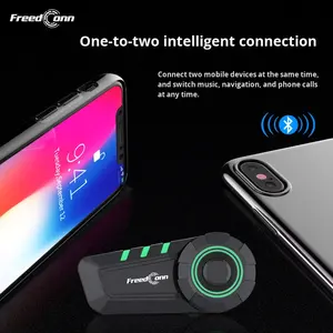 Pour moto universelle KY, casque avec <span class=keywords><strong>interphone</strong></span> et musique pour deux téléphones, écouteurs <span class=keywords><strong>sans</strong></span> <span class=keywords><strong>fil</strong></span> - Product Image 3