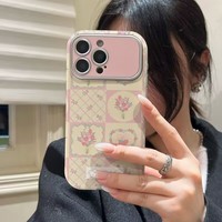 Coques de protection antichoc de luxe à motif floral pour femmes et filles, compatibles avec iPhone 17 Air, 16 Plus, Pro Max, 15, 14, 13, 12, 11