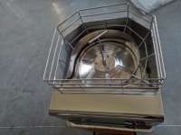 Oranje Citrus Snijder Automaat Commerciële Automatische Roestvrijstalen Motor 120W Zilver 20 Sinaasappelen/Min Fruitverwerking