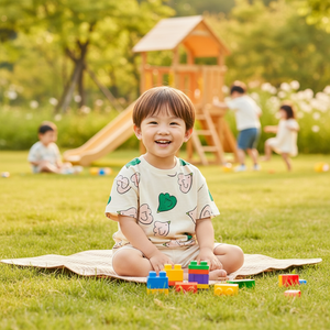 Camiseta de Verano Coreana Premium OZKIZ para Niños de 2 a 7 Años, Venta al por Mayor de Ropa Infantil, Tops para Bebés - Product Image 3