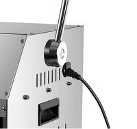 Machine de scellage manuelle commerciale pour barquettes en aluminium, scelleuse à pression manuelle en acier inoxydable pour l'emballage de snacks et d'aliments frits