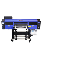 Imprimante UV DTF 3 têtes I3200, machine d'impression 60 cm avec laminateur, imprimante de film AB tout-en-un pour autocollants et étiquettes