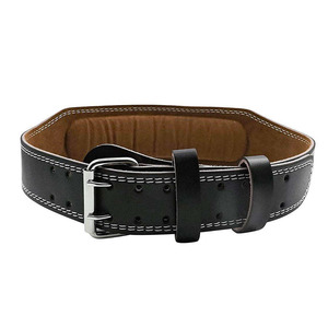 Cinturón de Levantamiento de Pesas Profesional de Cuero Vacuno de Alta Calidad, Cinturones de Gimnasio para Entrenamiento de Fuerza y Potencia - Product Image 4