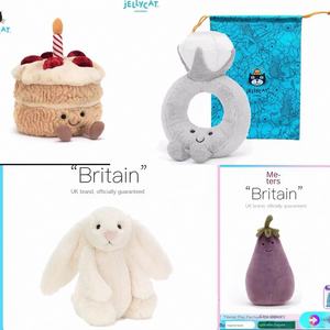 Couette <span class=keywords><strong>en</strong></span> peluche super douce <span class=keywords><strong>en</strong></span> coton PP imitation britannique, avec ours brodé, jouet <span class=keywords><strong>en</strong></span> peluche, source d'usine directe, lot - Product Image 2