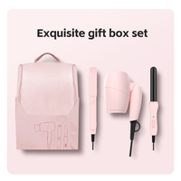 Kit de coiffure miniature 3-en-1 pour dropshipping : sèche-cheveux, lisseur et fer à boucler avec chauffage rapide PTC, portable pour les voyages et la maison