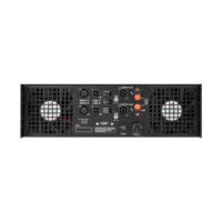Amplificateur audio professionnel classe TD, 2 canaux, 2x2800W, fonctionnement stable sous une charge de 2 ohms, adapté aux caissons de basses de scène.