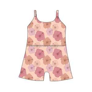 Costume <span class=keywords><strong>da</strong></span> <span class=keywords><strong>Bagno</strong></span> Estivo di Alta Qualità per Bambine con Stampe Hawaiane Carine, Senza Maniche, Intero, per Bambine Piccole - Product Image 2