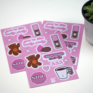 Adesivi adesivi impermeabili all'ingrosso <span class=keywords><strong>con</strong></span> stampa logo carta kiss cut etichette fogli adesivi personalizzati per i bambini - Product Image 2