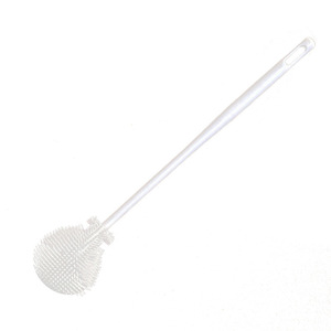 <b>Silicone</b> Long Handled Cup Brush Soft Bristles 90 Degree Rotating Cleaning <b>Tool</b> For Water Bottle Blender - Product Image 5