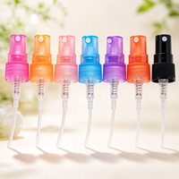Pompe pulvérisatrice de parfum en plastique 12/18/20/24/28 mm à visser, tête de pulvérisation fine pour flacon de parfum
