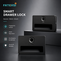 Serrure de meuble intelligente FATERSI 2026 en gros, à empreinte digitale, pour armoire, bureau, garage, casier de gym