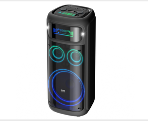 ลำโพงดีเจไร้สาย12นิ้ว80W ใหม่2025ไมโครโฟนไร้สาย2ตัว & เบส/เสียงแหลม/เสียงสะท้อน/อัลโต, 6โหมดเสียง - Product Image 1