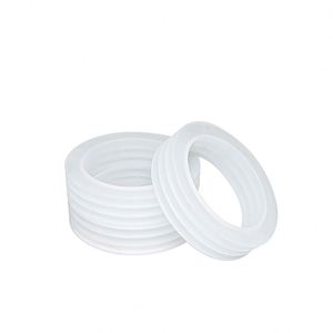 Customized Size and Shape Food-Grade Silicone Gasket 0.5 mm <b>Thickness</b> Transparent Rubber Sealing <b>Ring</b> - Product Image 3