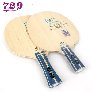 Amitié 729 entraînement offensif professionnel externe bleu jaune ALC carbone 7 plis en Fiber de carbone attaque rapide batte de <span class=keywords><strong>ping</strong></span>-<span class=keywords><strong>pong</strong></span> - Product Image 2