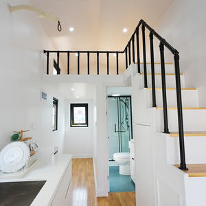 Maisons modernes pour le glamping Maison mobile préfabriquée prête à être expédiée avec roues - Product Image 2