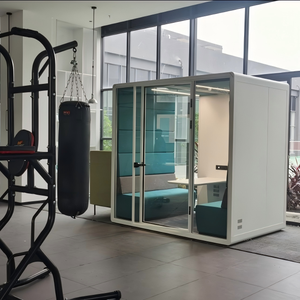 Premium Modular Office Pod Acoustic Cabin for Commercial Public Space Meetings - Product Image 5