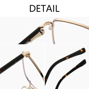 Chứng Khoán Sẵn Sàng Khung Nhà Máy Giá Biểu Tượng Tùy Chỉnh Bán Buôn Sang Trọng Cat Eye Kính Khung Chất Lượng Cao Những Ngôi Đền Của Phụ Nữ Kính - Product Image 4