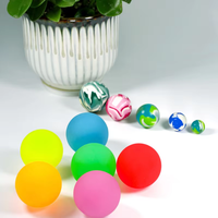 Ballons rebondissants en plastique PU colorés de 1 pouce/25 mm avec logo personnalisé, lot de 250, rebond élevé, jouet sportif pour enfants, ballon anti-stress, cadeau