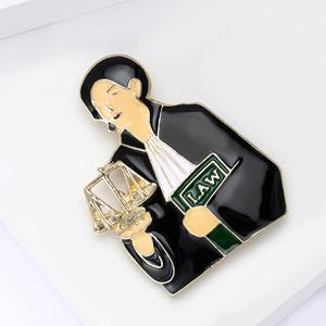 Broche de caractère professionnelle en alliage, nouvelle, élégante et simple, avec motif de goutte <span class=keywords><strong>d</strong></span>'huile, pour femme, bijou pour le quotidien et les trajets professionnels - Product Image 3