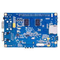 Banana Pi, placa base con procesador de cuatro núcleos Emmc, placa base Sbc, compatible con Linux, Raspberry Pi, Allwinner A64, 2GB, DDR3, 8g