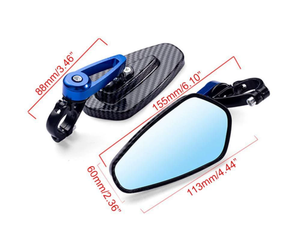 Fancy màu xanh kính tay lái phía sau xem gương cho xe tăng Zuma BWS xe máy Phụ kiện xe máy - Product Image 5