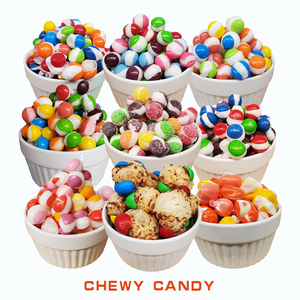 China Freeze Dry Factory Wholesale High Quality Bulk Freeze Dried Gummy Chewy <strong>Candy</strong> Marshmallow and Freeze Dried Chocolate - Product Image 2